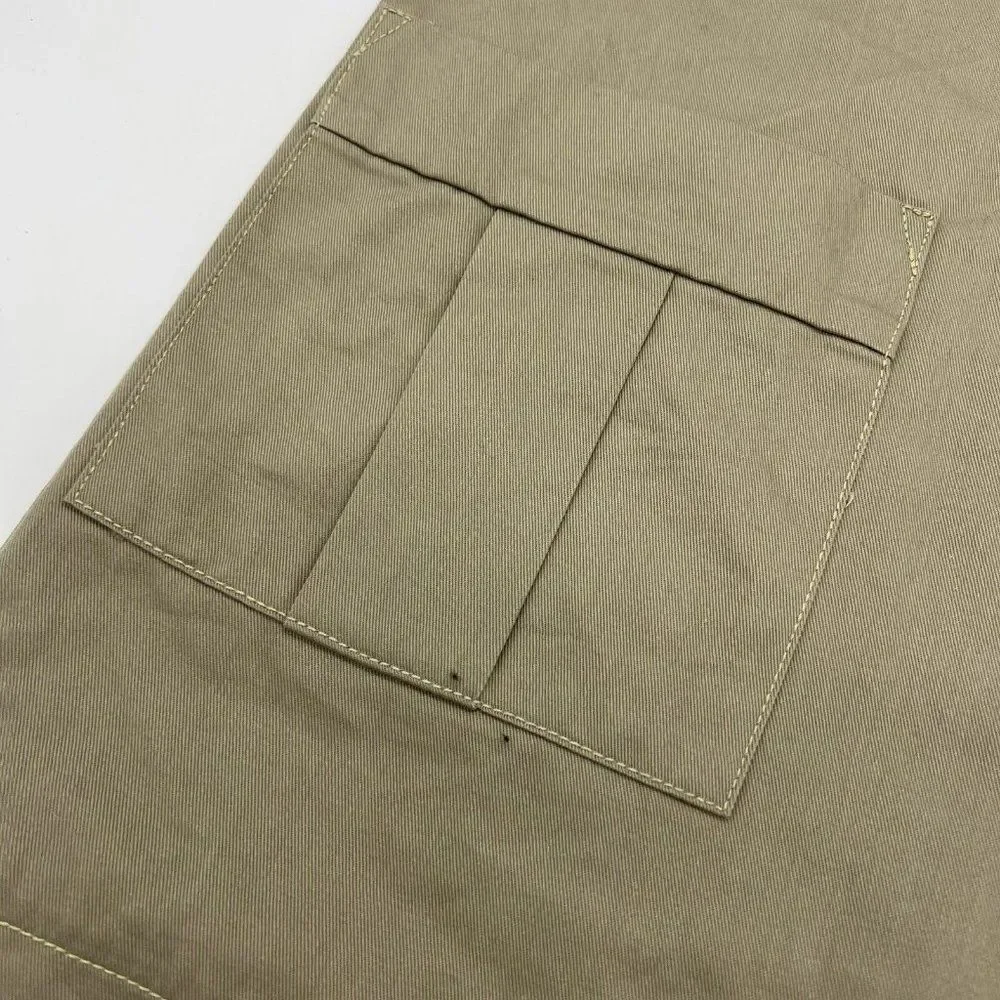 Amour Vert Military Green A Line Dress size XS Organic Cotton